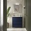Mueble de baño Attila con patas 3 cajones blue satin de Salgar